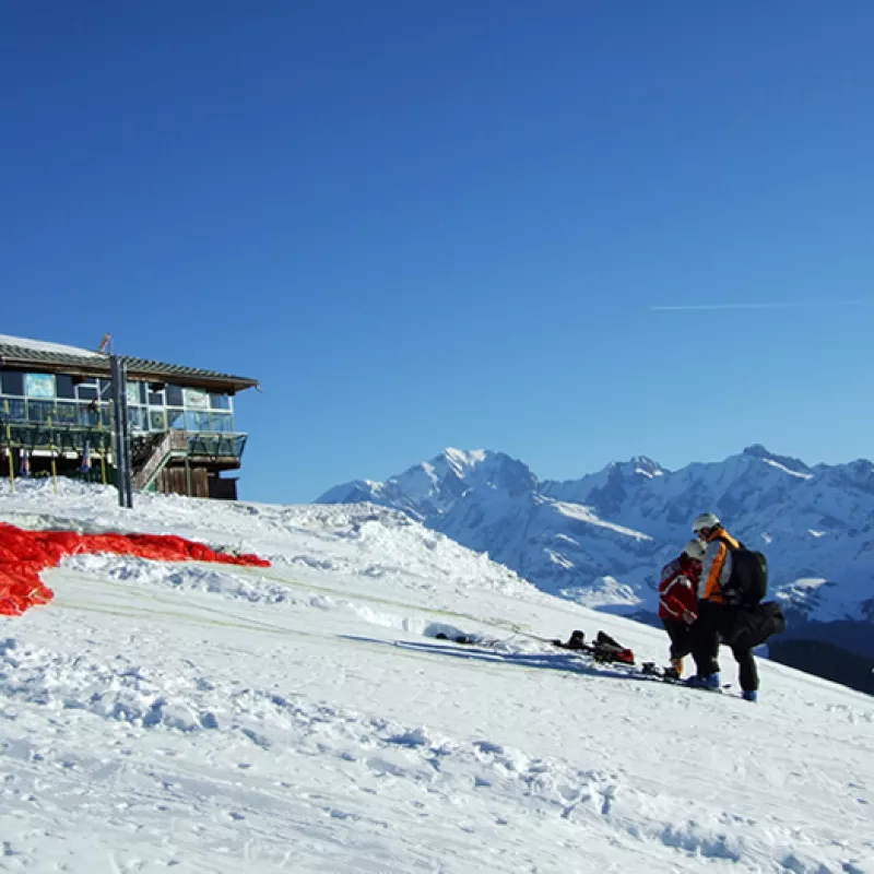 Location d'un appartement à Bisanne 1500 au pied des pistes - appartement 6-7 places - domaine skiable des Saisies